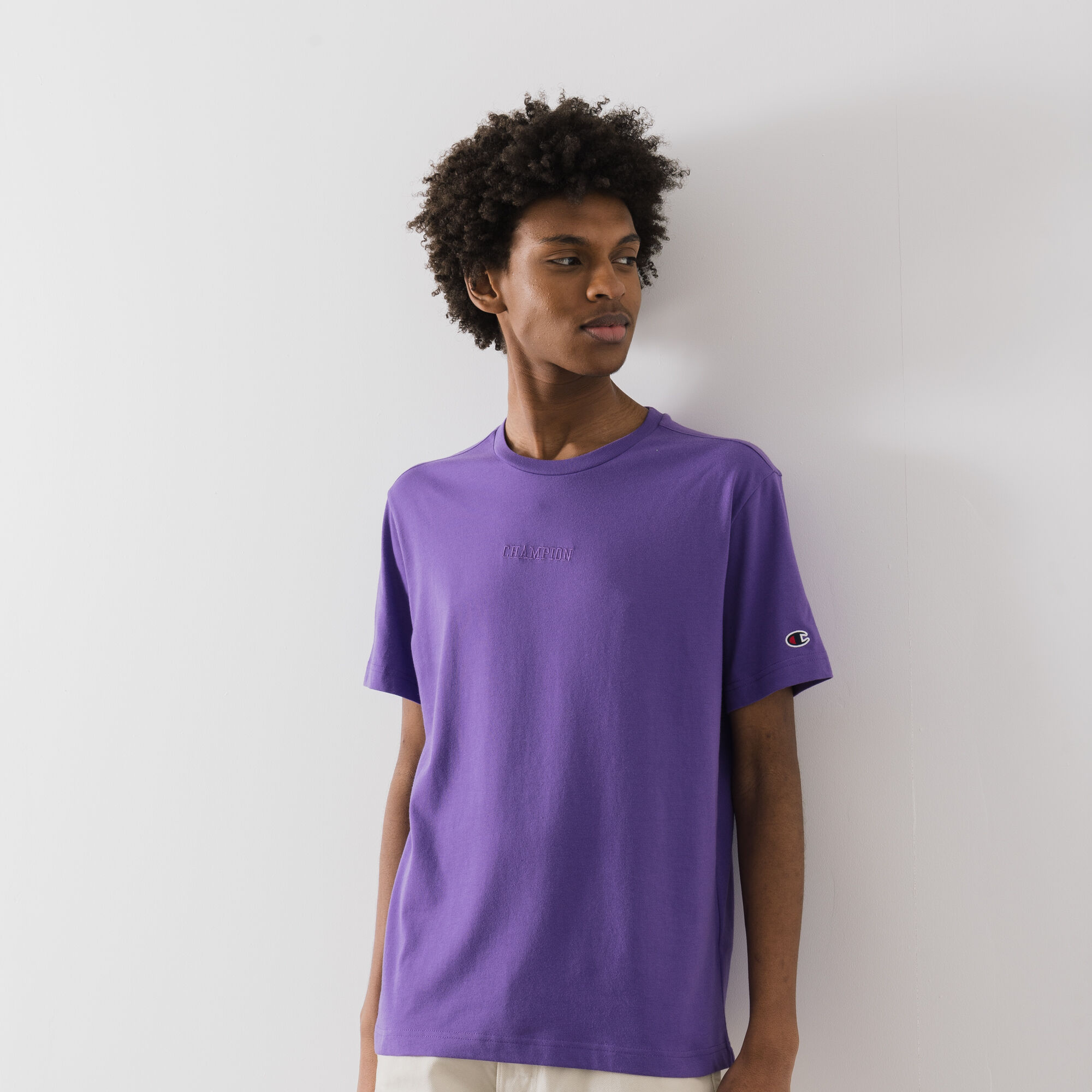 Paars t shirt best sale heren
