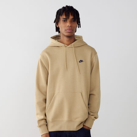 HOODIE CLUB SMALL LOGO : MARRON/MARINE