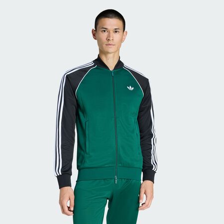 ADIDAS ORIGINALS JACKET FZ SUPERSTAR VERT HEREN