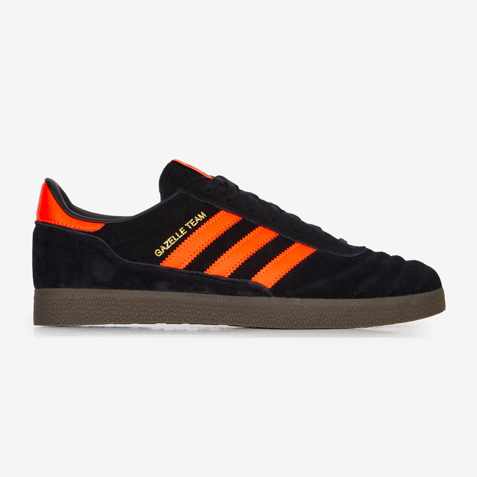 ADIDAS ORIGINALS GAZELLE TEAM ZWART ORANJE SNEAKERS HEREN Courir.be