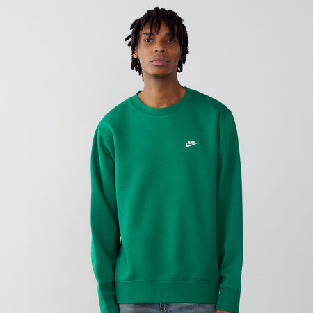 NIKE SWEAT CREW CLUB VERT/BLANC HEREN