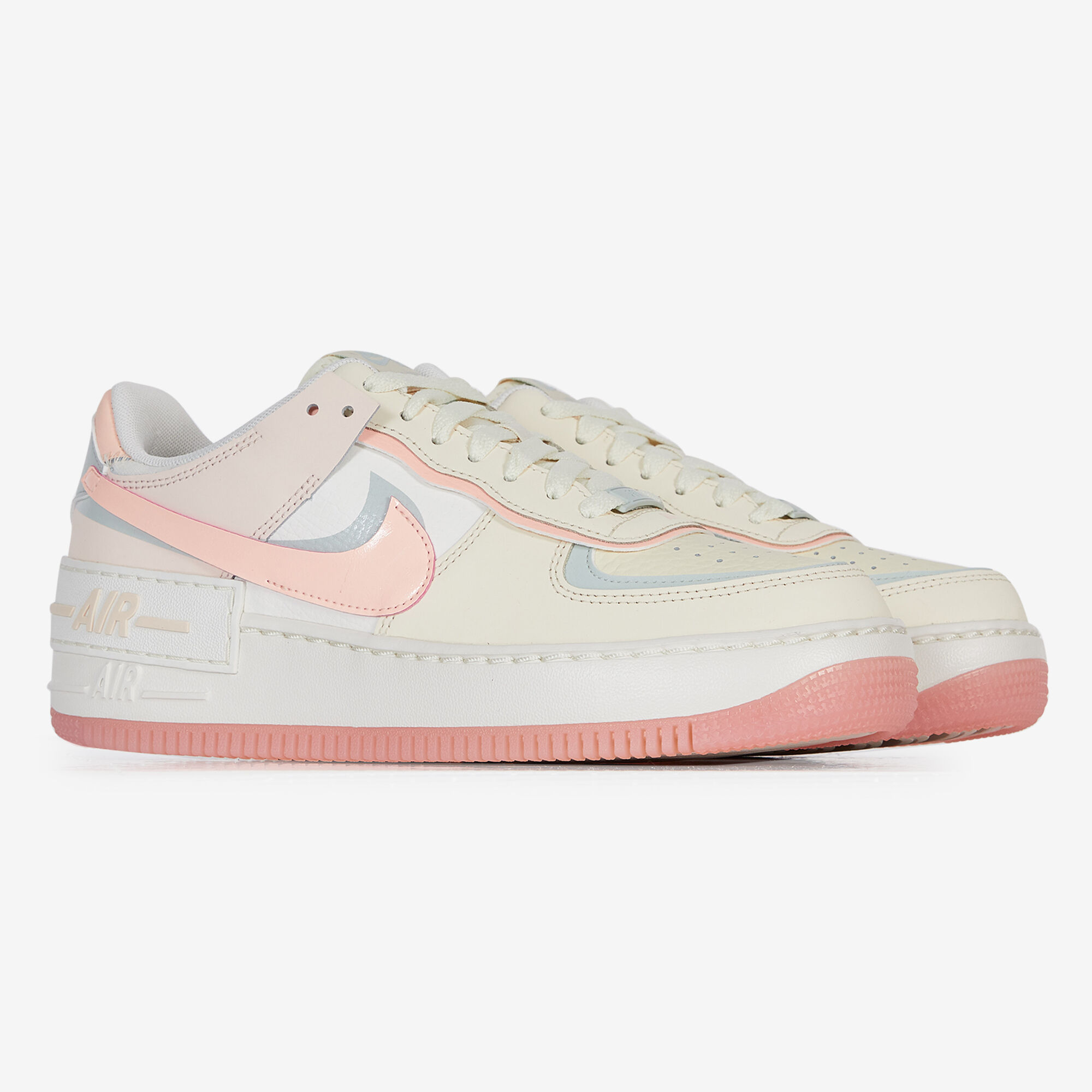 NIKE AIR FORCE 1 SHADOW BEIGE ROZE SNEAKERS DAMES Courir.be