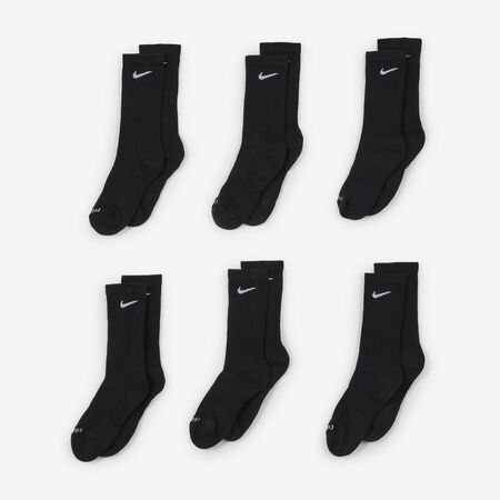 NIKE CHAUSSETTES X6 CREW CUSHION NOIR/BLANC HEREN