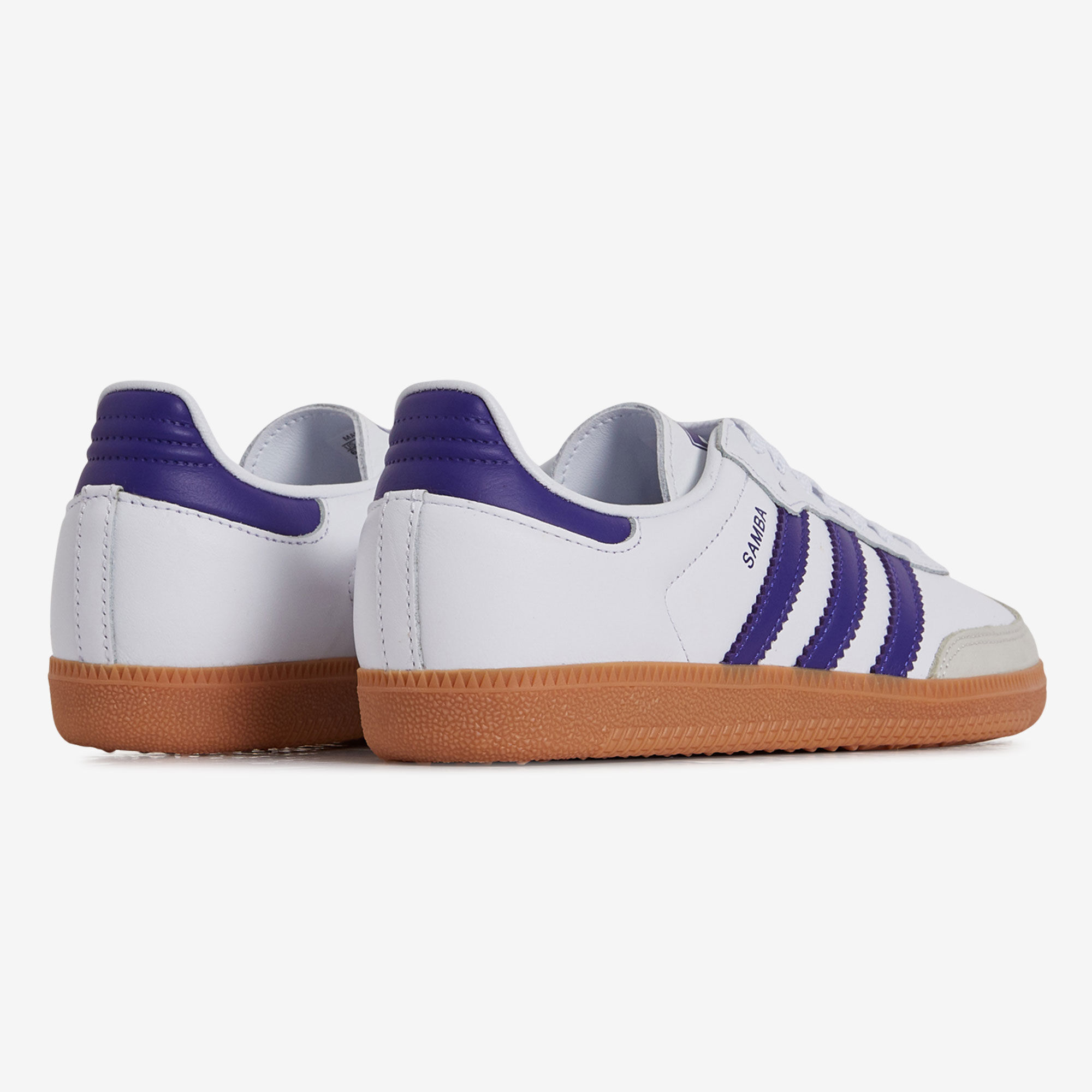 ADIDAS ORIGINALS SAMBA OG BLANC BLEU SNEAKERS FEMME Courir.be