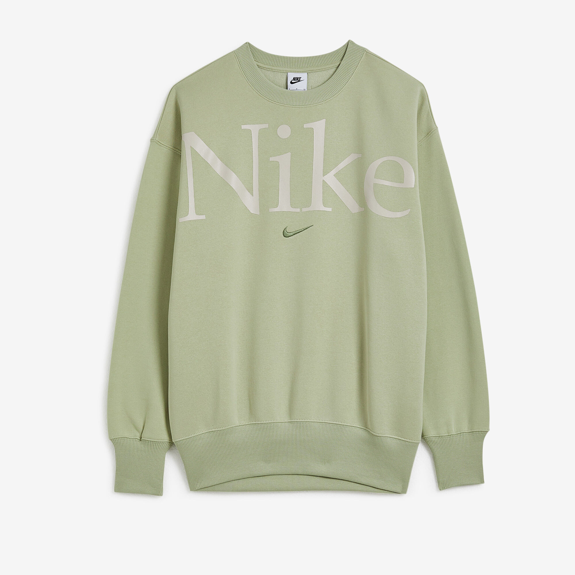 NIKE SWEAT CREW AIR BIG CENTERED LOGO VERT SWEAT FEMME Courir.be