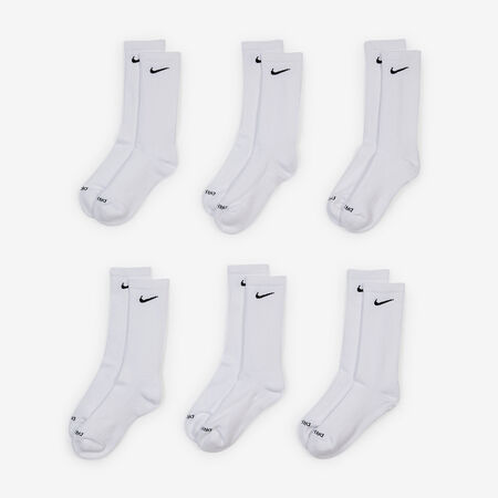 NIKE CHAUSSETTES X6 CREW CUSHION BLANC HOMME