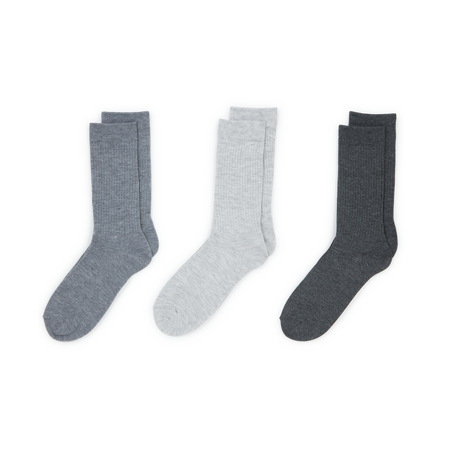COURIR PACK CHAUSSETTES X3 CREW COURIR GRIS MIXTE