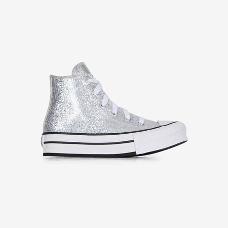 CHUCK TAYLOR ALL STAR LIFT HI : ARGENT