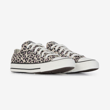 CONVERSE CHUCK TAYLOR ALL STAR OX LEOPARD BEIGE/NOIR JUNIOR