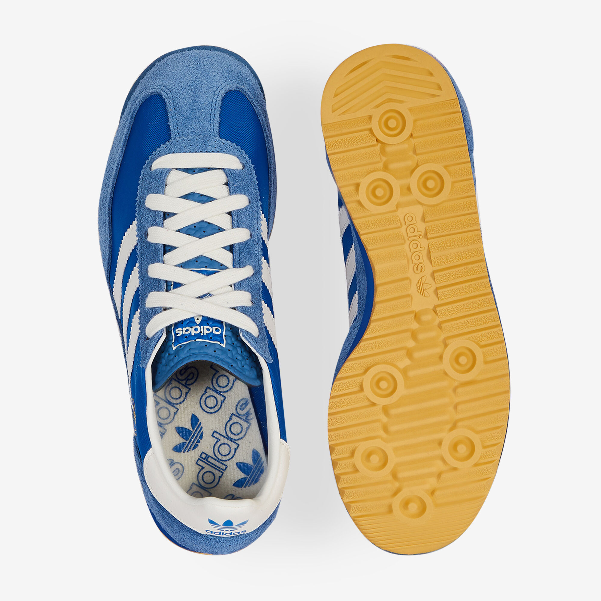 ADIDAS ORIGINALS SL 72 RS BLEU BLANC SNEAKERS FEMME Courir.be