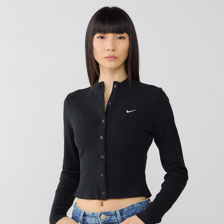 NIKE CARDIGAN CHILL KNIT NOIR FEMME