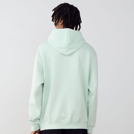 NEW BALANCE HOODIE SMALL LOGO VERT HOMME