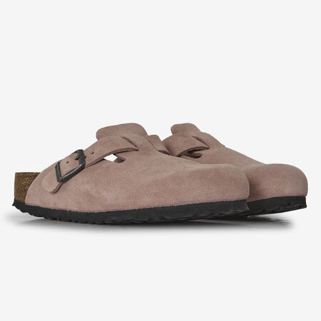 BIRKENSTOCK boston BOSTON SUEDE PINK CLAY ROSE FEMME