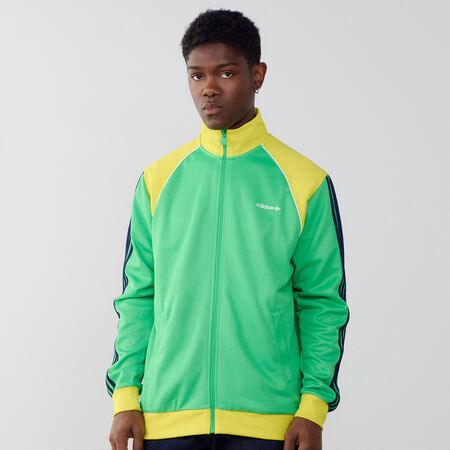 ADIDAS ORIGINALS JACKET FZ TRACKTOP ADICOLOR GROEN/GEEL HEREN