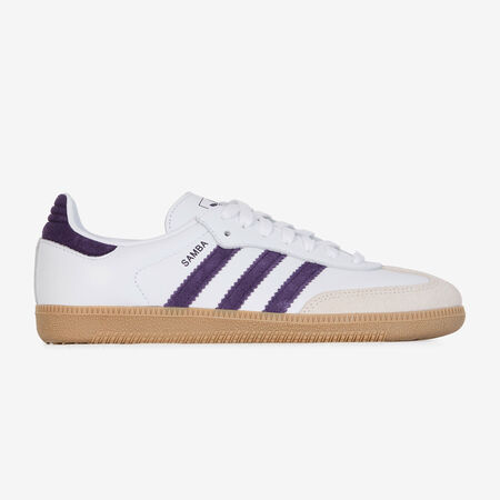 ADIDAS ORIGINALS SAMBA OG BLANC/VIOLET DAMES