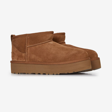 UGG classic mini CLASSIC ULTRA MINI PLATFORM MARRON JUNIOR