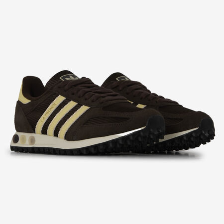 ADIDAS ORIGINALS LA TRAINER OG MARRON/JAUNE DAMES
