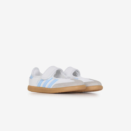 ADIDAS ORIGINALS samba SAMBA JANE BLANC/BLEU B&Eacute;B&Eacute;