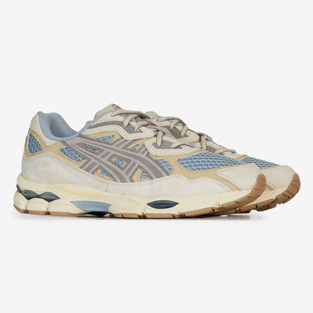 ASICS gel-nyc GEL-NYC BEIGE/BLEU HOMME