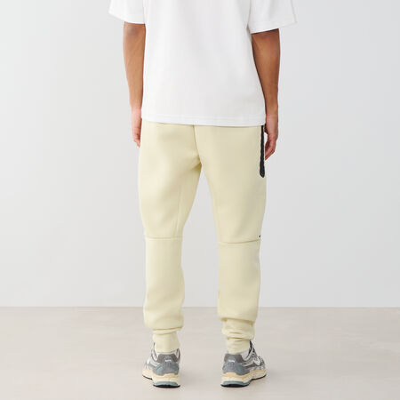 NIKE PANT JOGGER TECH FLEECE BEIGE/NOIR HOMME