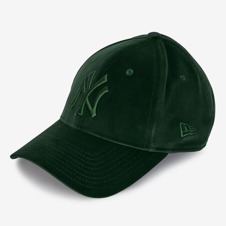 NEW ERA 9FORTY WOMEN NY VELVET MONOCHROME VERT FEMME