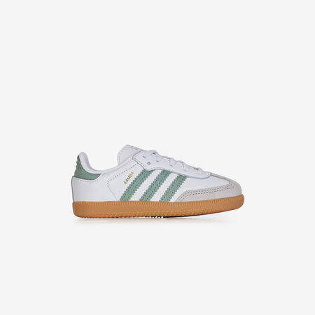 ADIDAS ORIGINALS samba SAMBA OG EL BLANC/VERT BÉBÉ