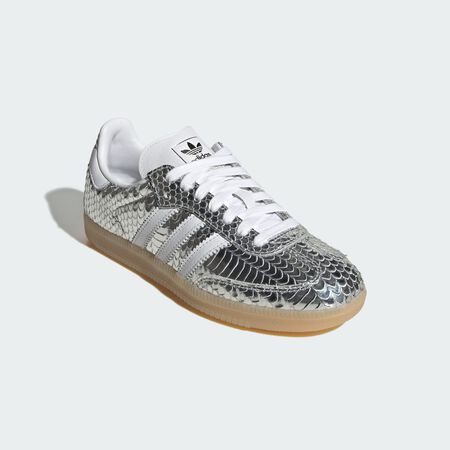 ADIDAS ORIGINALS samba SAMBA OG REPTILE ARGENT/BLANC DAMES