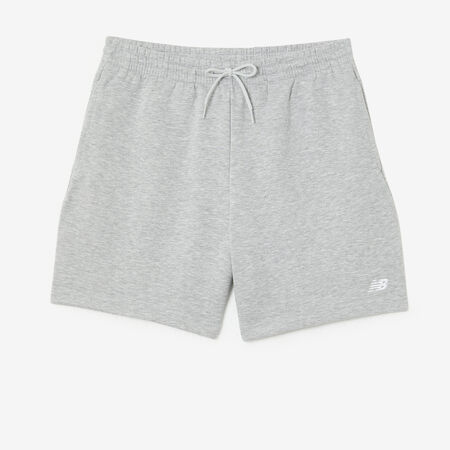 NEW BALANCE SHORT ESSENTIAL SMALL LOGO GRIS/BLANC HOMME