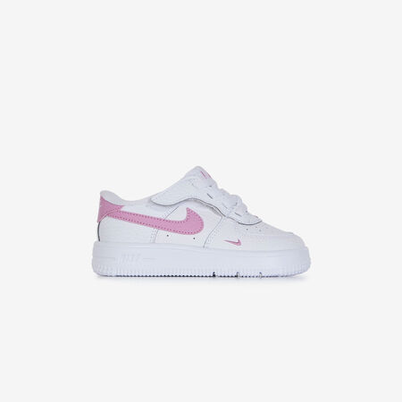 NIKE air force 1 AIR FORCE 1 LOW MINI SWOOSH BLANC/ROSE B&Eacute;B&Eacute;