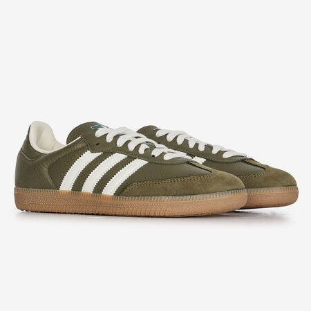 ADIDAS ORIGINALS samba SAMBA OG KNIT KAKI/BLANC DAMES