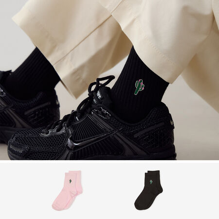 COURIR MID CREW CACTUS 2PK ROSE/NOIR UNISEX