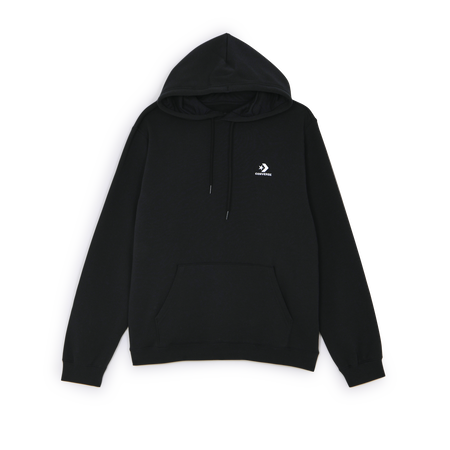 CONVERSE HOODIE STAR CHEVRON EMBROIDERED ZWART HEREN