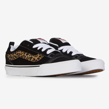 VANS KNU SKOOL CHEETAH NOIR/MARRON FEMME