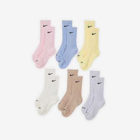 NIKE CHAUSSETTES X6 CUSHION CREW ROZE/BEIGE HEREN