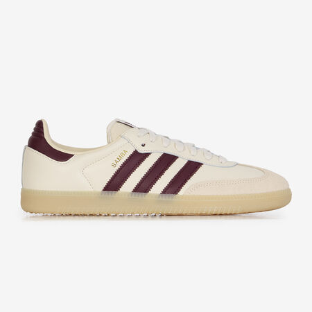 ADIDAS ORIGINALS samba SAMBA OG BEIGE/BORDEAUX HOMME