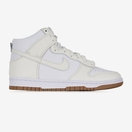NIKE dunk DUNK HIGH SAIL GUM BLANC/BEIGE FEMME