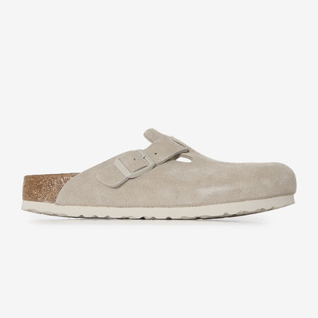 BIRKENSTOCK boston BOSTON SUEDE OYSTER BLANC DAMES