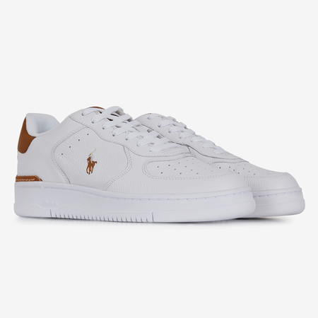 POLO RALPH LAUREN MASTERS COURT TAN WIT/BRUIN HEREN