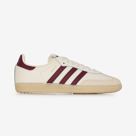 ADIDAS ORIGINALS SAMBA OG BEIGE/ROUGE JUNIOR