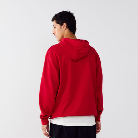 JORDAN HOODIE CENTERED LOGO DRI-FIT ROUGE HOMME