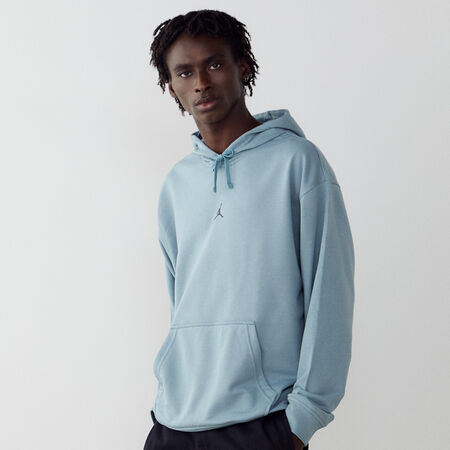 JORDAN HOODIE CENTERED LOGO DRI-FIT BLEU/NOIR HOMME