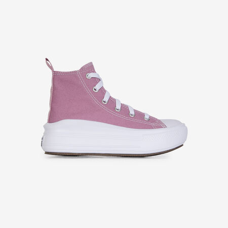 CONVERSE CHUCK TAYLOR ALL STAR MOVE HI ROSE/BLANC KIND