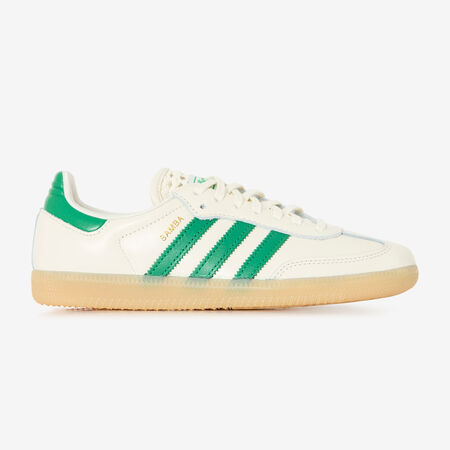 ADIDAS ORIGINALS samba SAMBA OG BEIGE/VERT DAMES