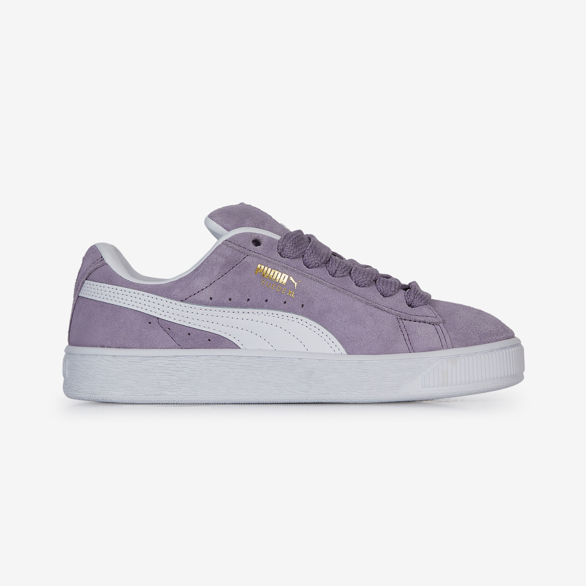 PUMA SUEDE XL LILAS BLANC SNEAKERS ENFANT Courir.be