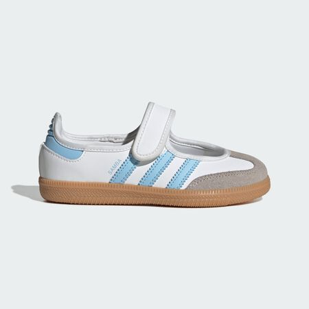 ADIDAS ORIGINALS samba SAMBA JANE BLANC/BLEU CADET