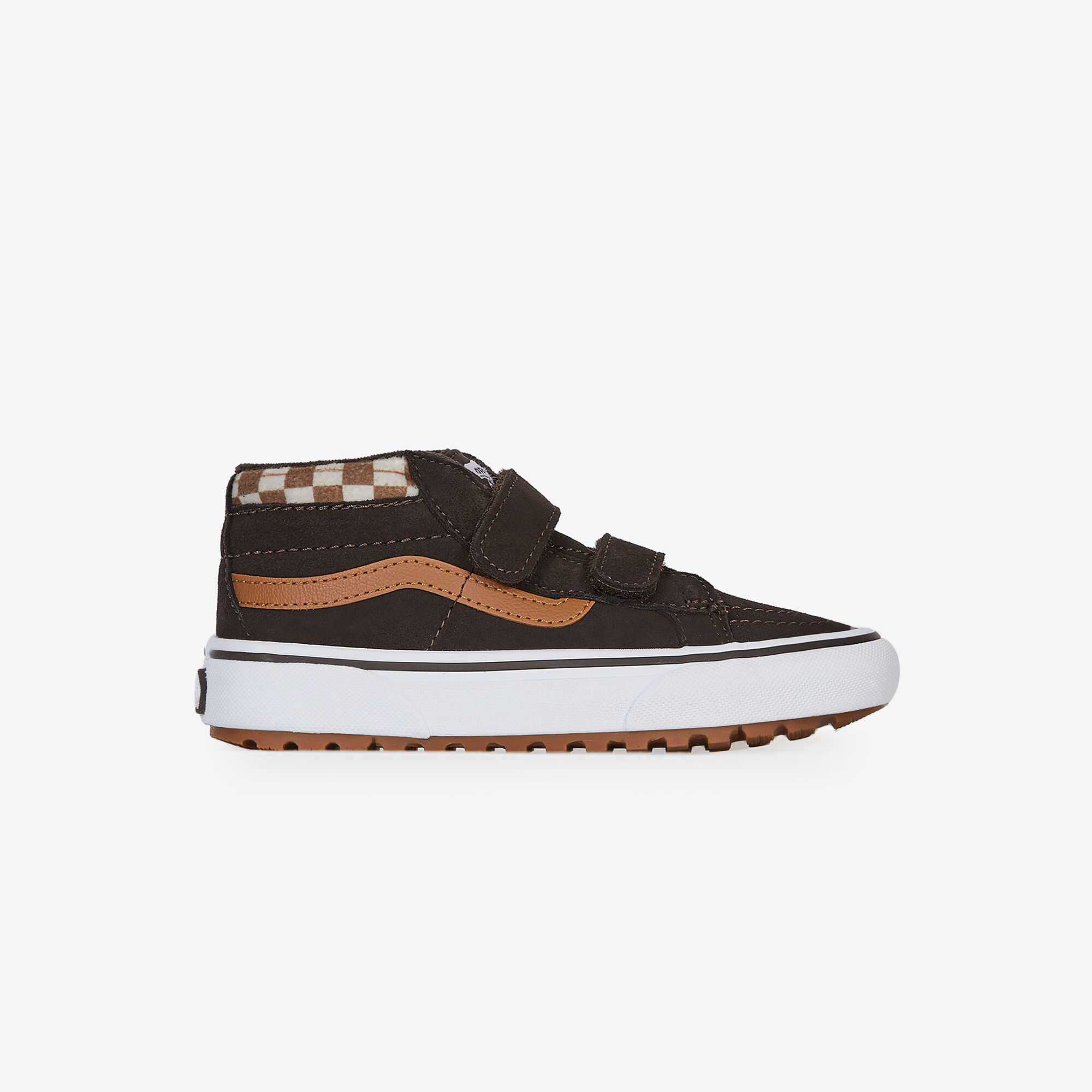 VANS SK8 MID V MTE MARRON BEIGE SNEAKERS ENFANT Courir.be