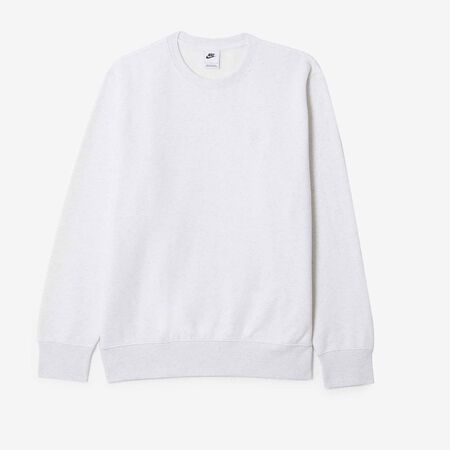 SWEAT CREW CLUB : GRIS/BLANC