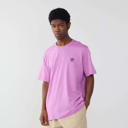 TEE SHIRT ESSENTIAL TREFOIL : VIOLET/NOIR