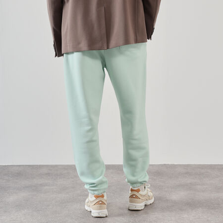 NEW BALANCE PANT JOGGER SMALL LOGO GROEN HEREN