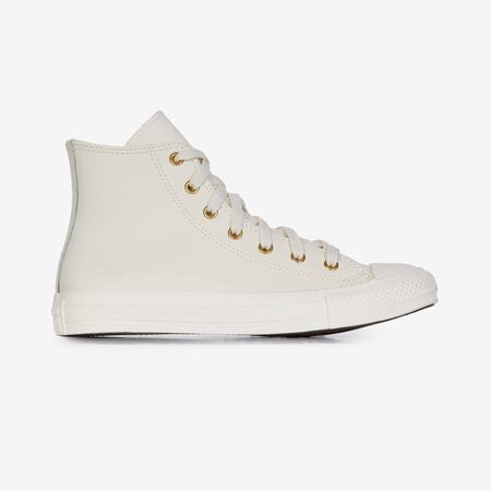 CONVERSE chuck taylor all star CHUCK TAYLOR ALL STAR HI LEATHER BEIGE/OR JUNIOR